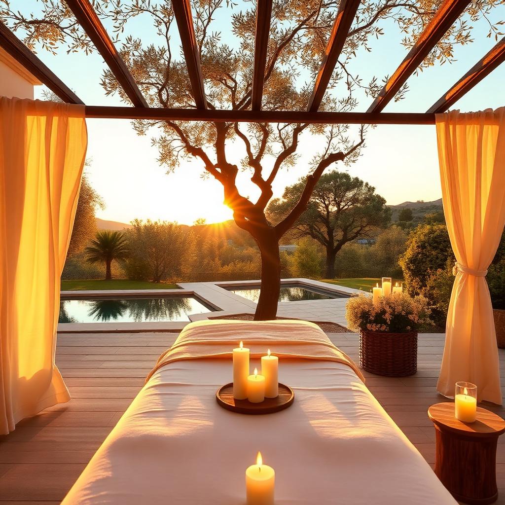 Finca terrace massage